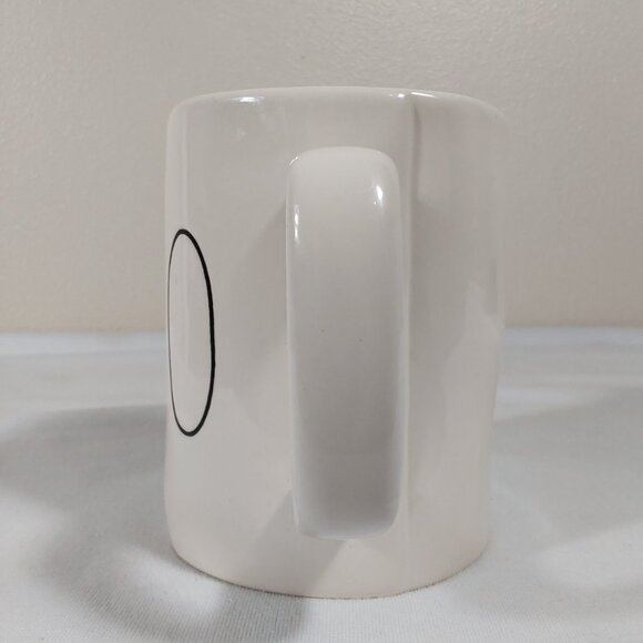 Rae Dunn XOXO Mug White with Black Lettering Valentine's Day Love Perfect Cond - Picture 5 of 7